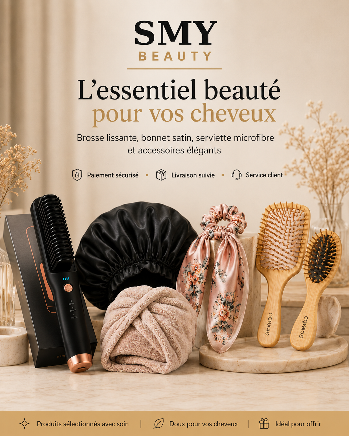 SMY Beauty - essentiels cheveux et offre SMY10